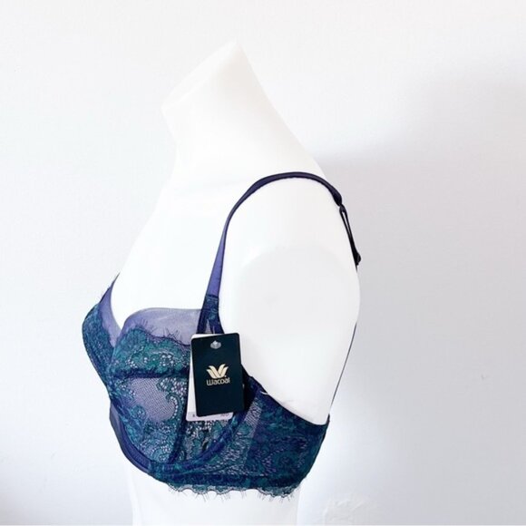 Wacoal 855323 Center Stage Underwire Bra 32DD Full Coverage Lace - Picture 5 of 12